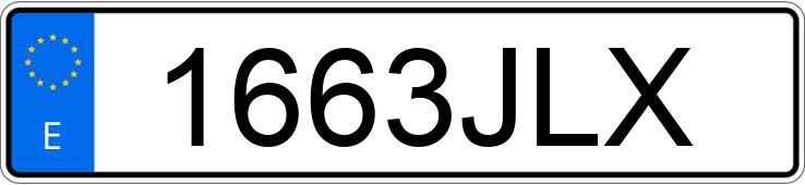 Numer rejestracyjny 1663JLX posiada BMW SERIE 3