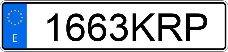 Numer rejestracyjny 1663KRP posiada CITROEN BERLINGO