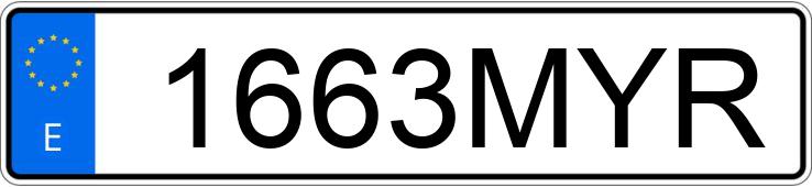 Numer rejestracyjny 1663MYR posiada DACIA SANDERO