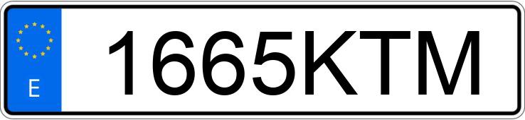 Numer rejestracyjny 1665KTM posiada AUDI Q7 Numer rejestracyjny 1665KTM posiada AUDI Q7
