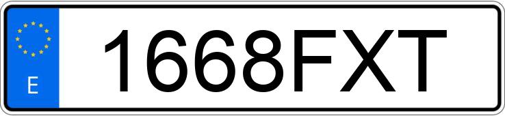 Numer rejestracyjny 1668FXT posiada FORD FOCUS Numer rejestracyjny 1668FXT posiada FORD FOCUS