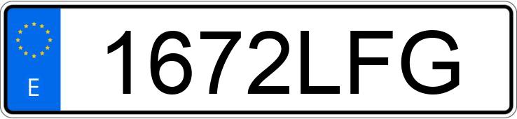 Numer rejestracyjny 1672LFG posiada TOYOTA C-HR Numer rejestracyjny 1672LFG posiada TOYOTA C-HR