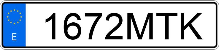 Numer rejestracyjny 1672MTK posiada MERCEDES GLC (254)