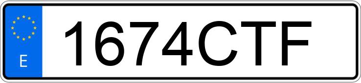 Numer rejestracyjny 1674CTF posiada MERCEDES S (220-221)
