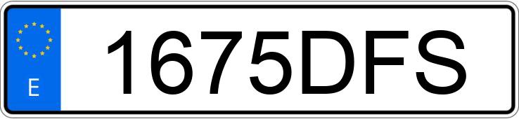 Numer rejestracyjny 1675DFS posiada SEAT LEON