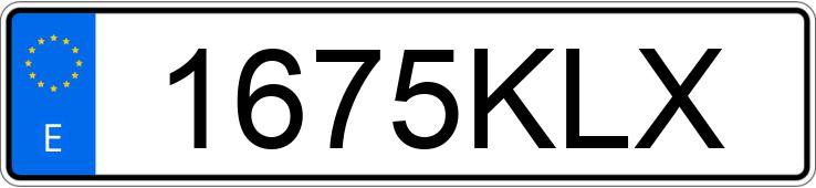 Numer rejestracyjny 1675KLX posiada FORD MUSTANG Numer rejestracyjny 1675KLX posiada FORD MUSTANG