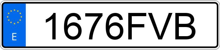 Numer rejestracyjny 1676FVB posiada FORD TRANSIT
