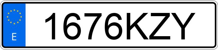 Numer rejestracyjny 1676KZY posiada HONDA CIVIC Numer rejestracyjny 1676KZY posiada HONDA CIVIC
