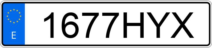 Numer rejestracyjny 1677HYX posiada YAMAHA XJR 1300 STD