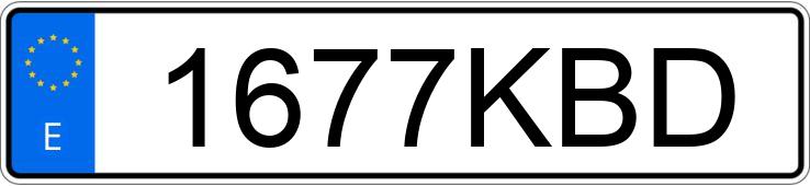 Numer rejestracyjny 1677KBD posiada CITROEN C4 PICASSO 5PZ