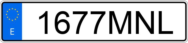 Numer rejestracyjny 1677MNL posiada VOLKSWAGEN TIGUAN ALLSPACE