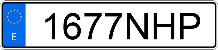 Numer rejestracyjny 1677NHP posiada AUDI A5 SPORTBACK