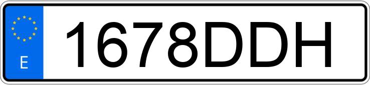 Numer rejestracyjny 1678DDH posiada SEAT LEON SIGNA 1.6 Numer rejestracyjny 1678DDH posiada SEAT LEON SIGNA 1.6