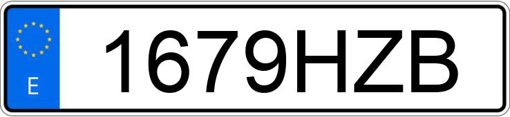 Numer rejestracyjny 1679HZB posiada FORD KUGA