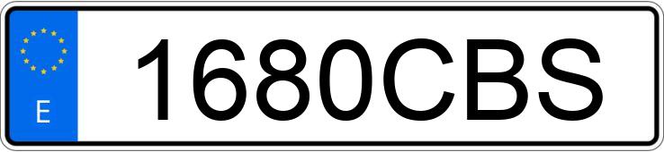 Numer rejestracyjny 1680CBS posiada BMW SERIE 3