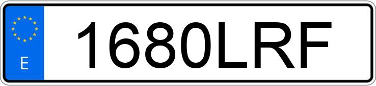 El número de registro 1680LRF tiene SEAT ARONA
