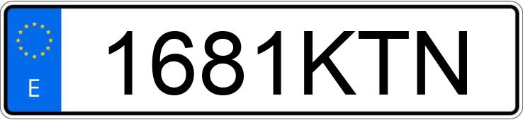 Numer rejestracyjny 1681KTN posiada SEAT IBIZA Numer rejestracyjny 1681KTN posiada SEAT IBIZA