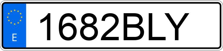 Numer rejestracyjny 1682BLY posiada SEAT IBIZA Numer rejestracyjny 1682BLY posiada SEAT IBIZA