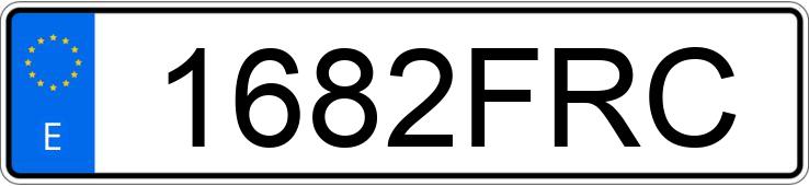 Numer rejestracyjny 1682FRC posiada PEUGEOT 207 Numer rejestracyjny 1682FRC posiada PEUGEOT 207