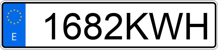 Numer rejestracyjny 1682KWH posiada RENAULT MEGANE Numer rejestracyjny 1682KWH posiada RENAULT MEGANE