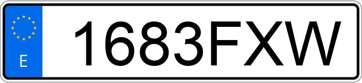 Numer rejestracyjny 1683FXW posiada RENAULT MEGANE Numer rejestracyjny 1683FXW posiada RENAULT MEGANE