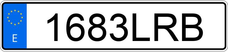 Numer rejestracyjny 1683LRB posiada AUDI RS5 SPORTBACK