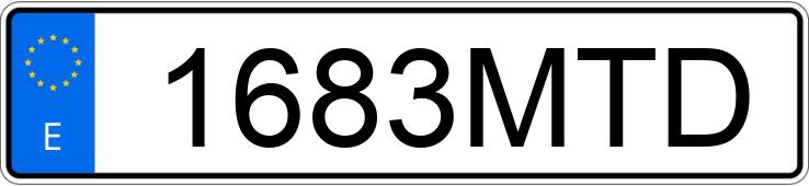 Numer rejestracyjny 1683MTD posiada MERCEDES CLA (118)