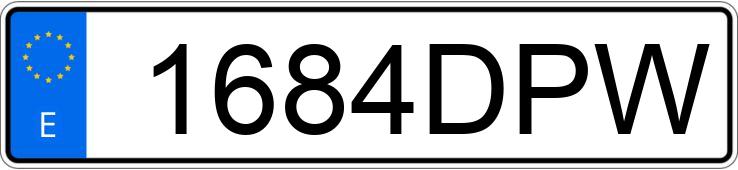 Numer rejestracyjny 1684DPW posiada MERCEDES E (211) 270 CDI ELEGANCE