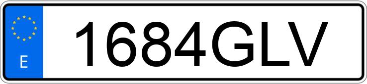 Numer rejestracyjny 1684GLV posiada BMW SERIE 1