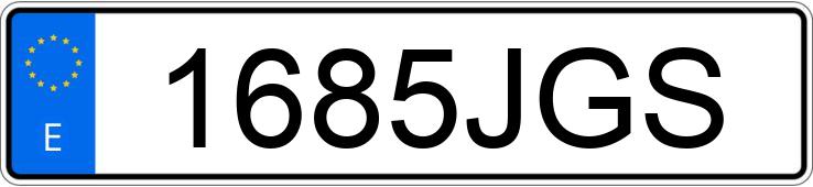 Numer rejestracyjny 1685JGS posiada DACIA DUSTER