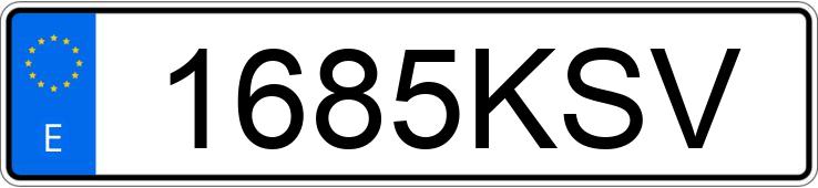 Numer rejestracyjny 1685KSV posiada SKODA KAROQ Numer rejestracyjny 1685KSV posiada SKODA KAROQ