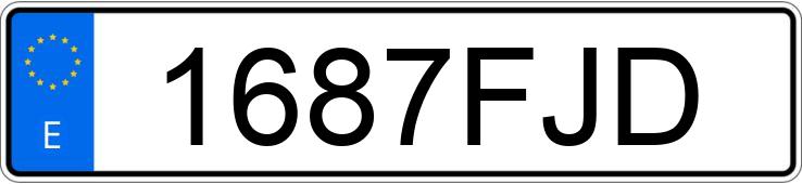 Numer rejestracyjny 1687FJD posiada SEAT IBIZA Numer rejestracyjny 1687FJD posiada SEAT IBIZA