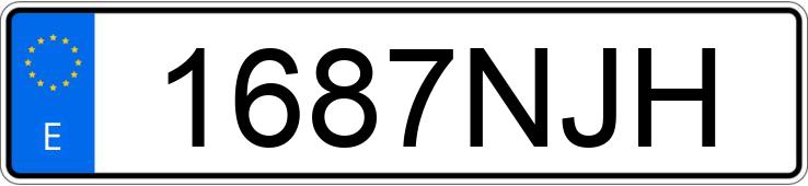 Numer rejestracyjny 1687NJH posiada TOYOTA RAV4 Numer rejestracyjny 1687NJH posiada TOYOTA RAV4