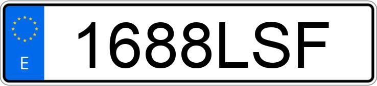 Numer rejestracyjny 1688LSF posiada AUDI A5 3.0 TDI 240 QUATTRO