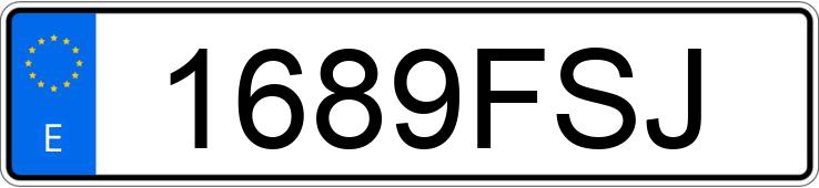 Numer rejestracyjny 1689FSJ posiada BMW SERIE 3