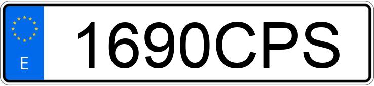 Numer rejestracyjny 1690CPS posiada MERCEDES VIANO