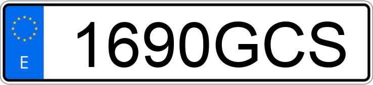 Numer rejestracyjny 1690GCS posiada SKODA FABIA