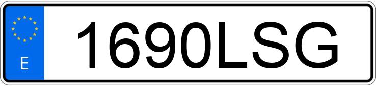 Numer rejestracyjny 1690LSG posiada AUDI A4