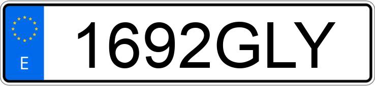 Numer rejestracyjny 1692GLY posiada AUDI TT