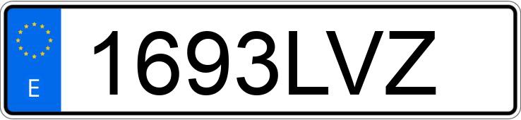 Numer rejestracyjny 1693LVZ posiada KYMCO AGILITY CARRY