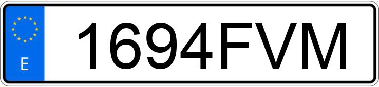 Numer rejestracyjny 1694FVM posiada PEUGEOT 308