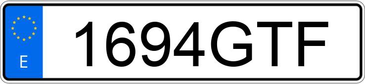 Numer rejestracyjny 1694GTF posiada MERCEDES VITO Numer rejestracyjny 1694GTF posiada MERCEDES VITO