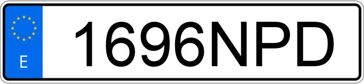 Numer rejestracyjny 1696NPD posiada TOYOTA YARIS