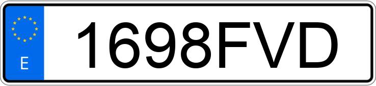 Numer rejestracyjny 1698FVD posiada FORD FOCUS Numer rejestracyjny 1698FVD posiada FORD FOCUS