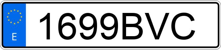 Numer rejestracyjny 1699BVC posiada MERCEDES 300 (124)