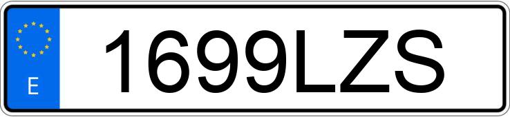 Numer rejestracyjny 1699LZS posiada AUDI A6