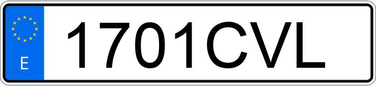 Numer rejestracyjny 1701CVL posiada FORD FOCUS