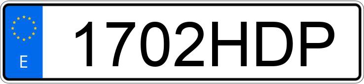 Numer rejestracyjny 1702HDP posiada PEUGEOT 5008