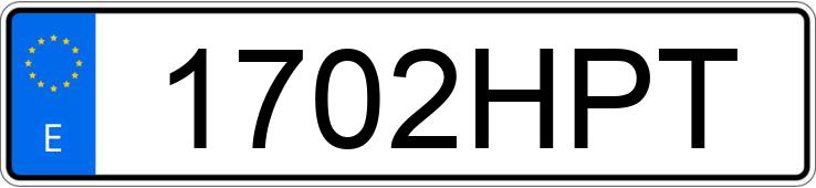 Numer rejestracyjny 1702HPT posiada VOLKSWAGEN NEW BEETLE