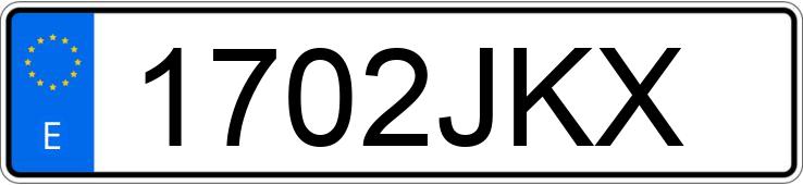 Numer rejestracyjny 1702JKX posiada NISSAN QASHQAI